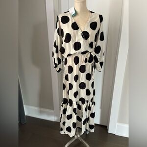Polka dot dress NWT